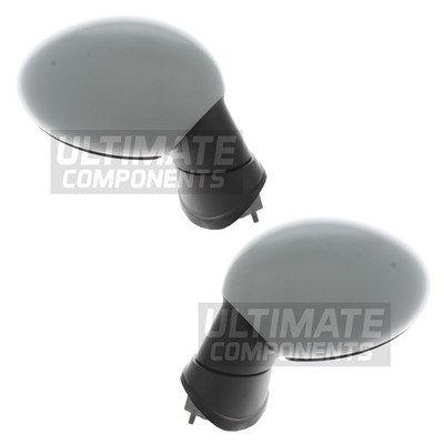 BMW Mini R55 Clubman 2006-2015 Electric Wing Door Mirrors Primed Covers 1 Pair
