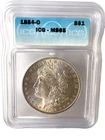 1884-O Morgan Dollar - MS-65 ICG  Toned reverse!