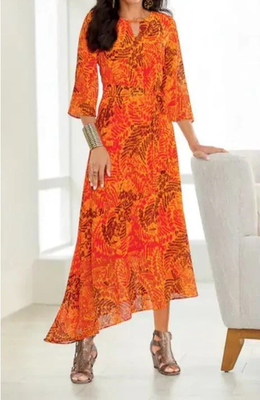 Size 12 Ashro Orange Summer Party Cruise Wedding Church Kardea Flowy Maxi Dress | eBay Size 12 Ashro Orange Summer Party Cruise Wedding Church Kardea Flowy Maxi Dress | eBay