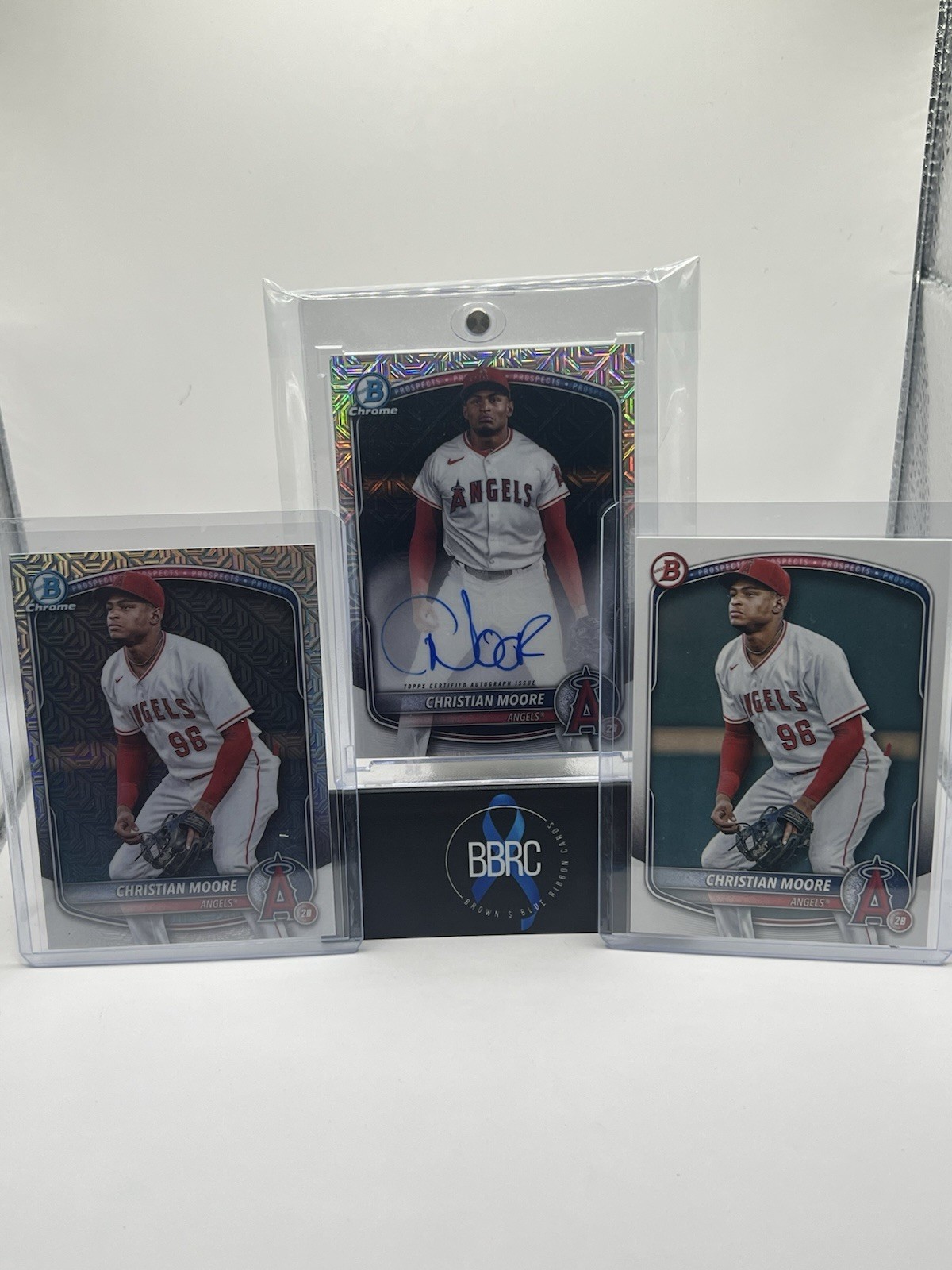 2025 Bowman Chrome - Christian Moore Mojo Auto - Mojo - Base Angels