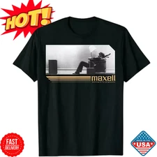 Maxell Funny Retro Vintage Graphic T-Shirt Classic Meme Tee Full Size S-5XL