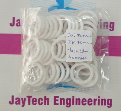 #ad WASHER OD 28MM ID 22MM THICK 3MM 40NOS $178.42