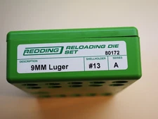 REDDING 9mm Luger Three Die Set (80172)