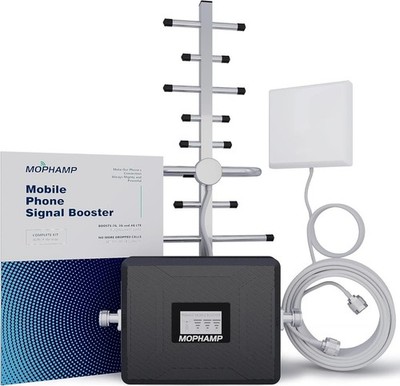 MOPHAMP Signalverstärker 2G/3G/4G Triband 900/1800/2100MHz Band schwarz