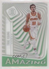 2020-21 Panini Illusions Amazing Emerald Trae Young #17 0j36