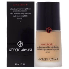Giorgio Armani Power Fabric + Longwear Foundation SPF 20- 06  1 OZ  New in  Box