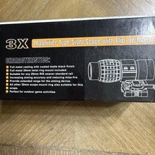 Magnifier Type Sight Scope With Flip Up Mount