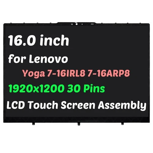 16" for Lenovo Yoga 7-16IRL8 82YN 5D10S39943 LCD Touch Screen Digitizer Assembly