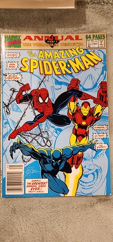 AMAZING SPIDER-MAN ANNUAL 25 NEWSSTAND VARIANT DITKO LARSEN KINGPIN IRON MAN HG