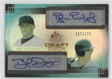 2004 SP Prospects Draft Duos /175 Taylor Tankersley Brad Davis #DD-TD Auto 0m8