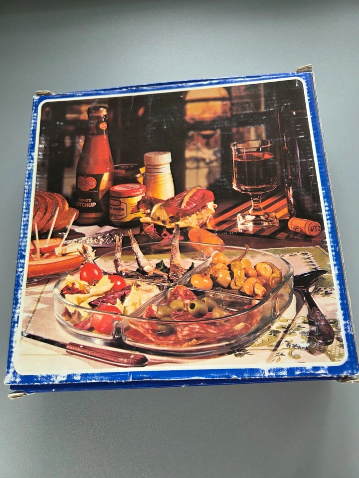 🟤 Vintage Glaskabarett "Cabaret MINA" von Vetri di Fidenza (Italien) - Bild 2 von 4