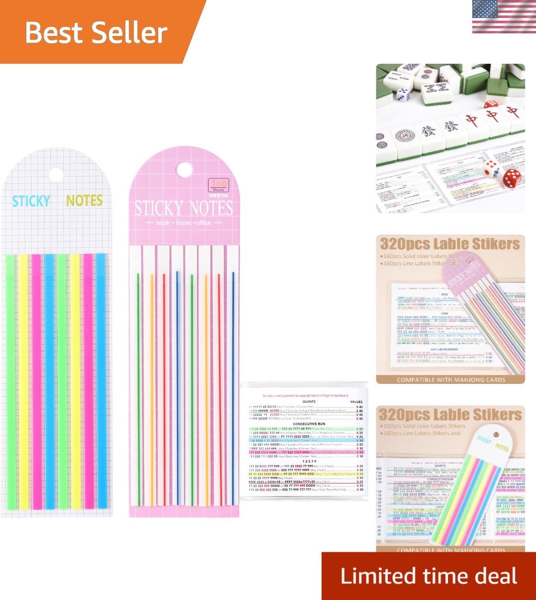 Tape - 320 Durable Stickers