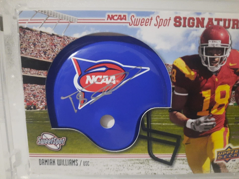 2010 Upper Deck NCAA Sweet Spot - Rookie Damian Williams Variations 6/50 USC - Image 2 of 4
