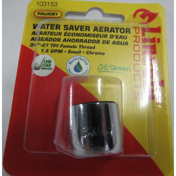 Небольшой аэратор для экономии воды Lincoln Products для женщин из полированного хрома 103153 3190₽