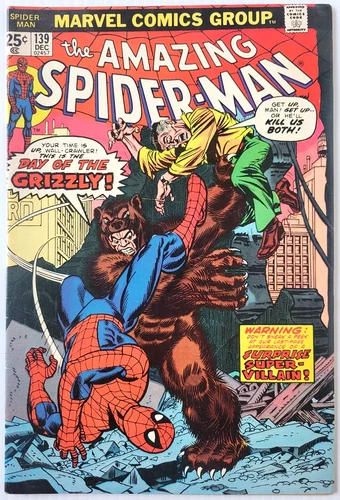Amazing Spider-Man #139 (1974) | Day of the Grizzly | Bronze Age ASM | FN approx