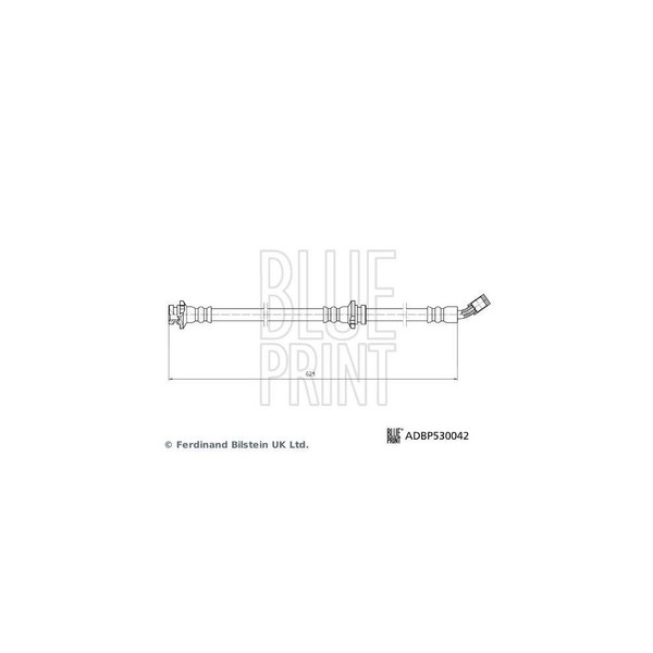 Bremsschlauch Blue Print ADBP530042 FüR Nissan, Vorderachse Links-image