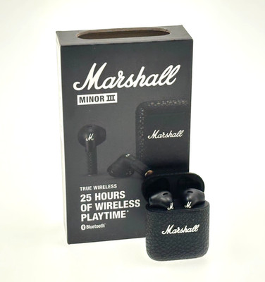Marshall Minor III In-Ear Bluetooth Kopfhörer True Wireless Earbuds Schwarz MwSt
