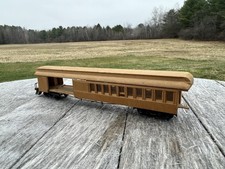 Vintage Wooden Passenger / Baggage Combination Car  For Repair HO Scale