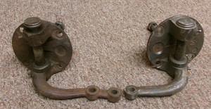 1937 1940 1941 VINTAGE ROUND BACK FORD FRONT SPINDLES ORIGINALS HOT ROD PATINA