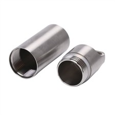 Waterproof Capsule Seal Bottle Outdoor Survival Pill Box Container Pill TanFDfp