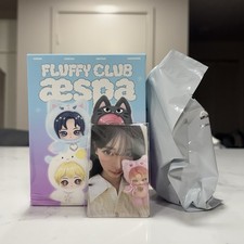 Pop Mart Aespa Fluffy Club vinyl plush pendant: Secret Jelly Karangi Karina Ver.