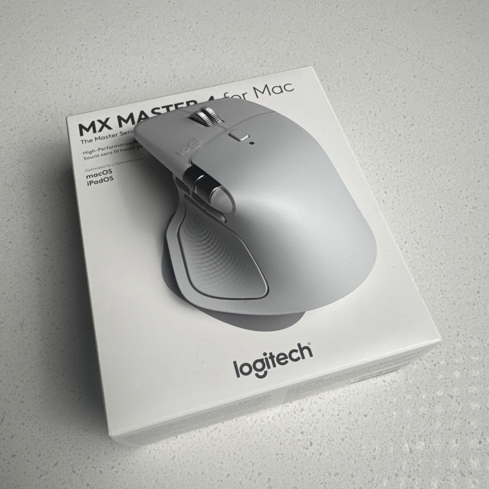 Logitech - MX Master 4 for Mac - Wireless Laser Ergonomic Mouse with Advanced...