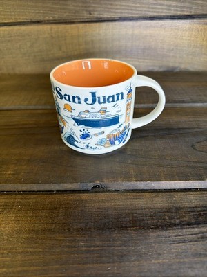 Starbucks Been There Series San Juan PR 14oz Coffee Mug Cup Excellent Condition