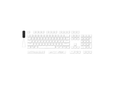 HyperX Pudding Keycaps 2 - Full Key Set - PBT - White (US Layout)