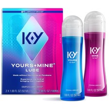 Yours  Mine Couples Lubricant, Sensorial Personal Lube, 2 x 1.69 FL OZ