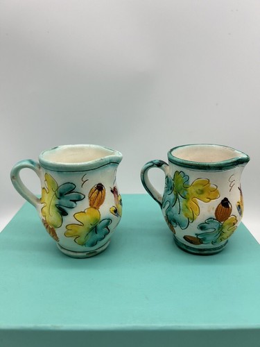 Brocche latte/crema vintage firmate artigianali ceramica artistica - Made in Italy - Foto 3 di 18