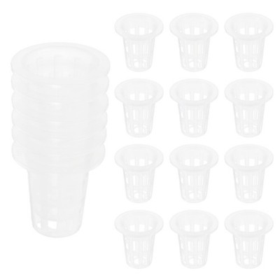60 Pcs Netz-Topfkörbe Für Hydroponische Gartenarbeit Netztöpfe Sämlingstöpfe