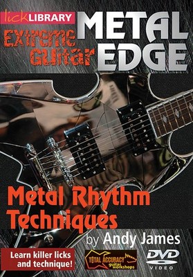 Metal Rhythm Techniques Guitar Lessons Learn to Play Lick Library Video DVD