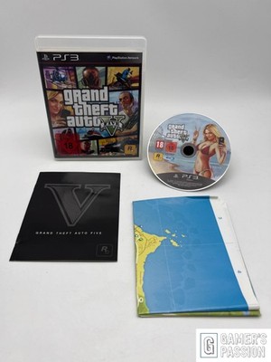 Grand Theft Auto V   Sony PlayStation 3   Zustand sehr gut   OVP   PS3   CIB