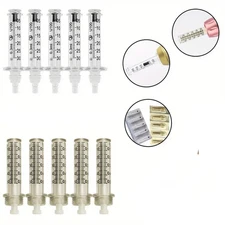 New 10-100Pcs Disposable Ampoule Tubes Empty Nozzle Heads - 0.3/0.5ML Optional