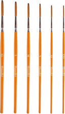 Lettering Quill Brush Set, 6 Pcs Paint Brushes for Painting Lettering, Lines, Ou