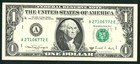 * WEB PRESS NOTE* (EXPERIMENTAL) $1 1988 Plate #5/4 ((AU)) Federal Reserve Note — photo 2