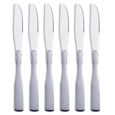 Dinner Knives Stainless Steel 8.7" Heavy Duty Table Knife Silverware Metal Cu...