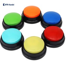 Hunde Training Buzzer Set – 6 Stück, 30 Sekunden Aufnahme für klare Interaktion