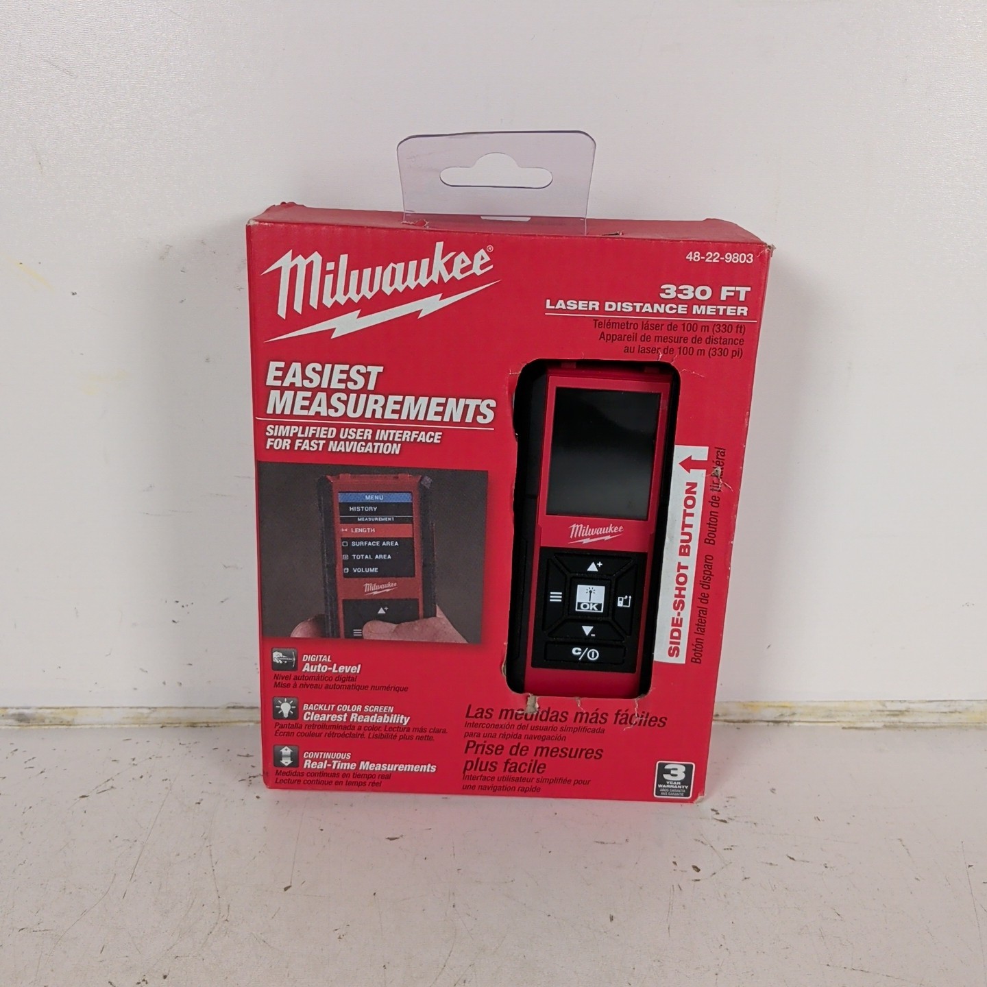 Milwaukee 48229803 Laser Distance Meter - Black
