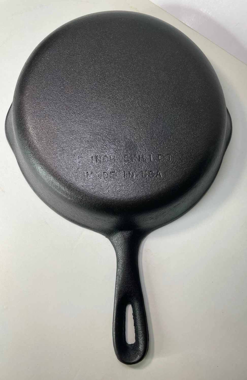 Unmarked Wagner Cast Iron Skillet #5 Size, 8 Inch Skillet