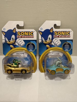 Lot Of 2 Sonic The Hedgehog VECTOR Beat Monster Silver Lightron Diecast Vehicle