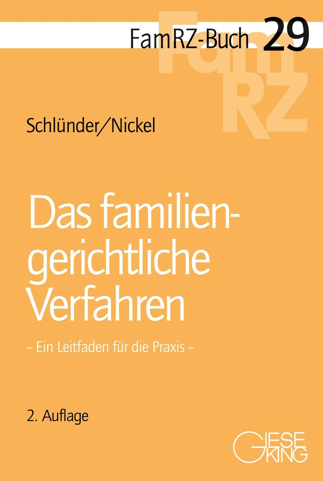 Thumbnail - Das Familiengerichtliche Verfahren | Schlünder, Rolf | Nickel, Michael