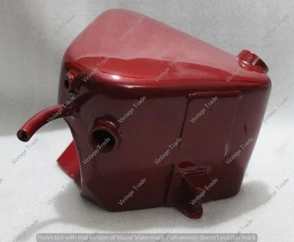 FIT FOR Norton P11 Scrambler Trials Ranger reproduction oil tank Cherry Painted - Image 2 of 3