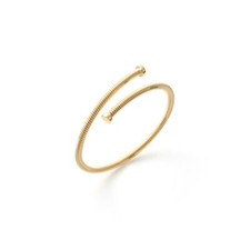 UNOAERRE BRACCIALE donna coda di topo semirigido bronzo placcato oro 24kt (2570)