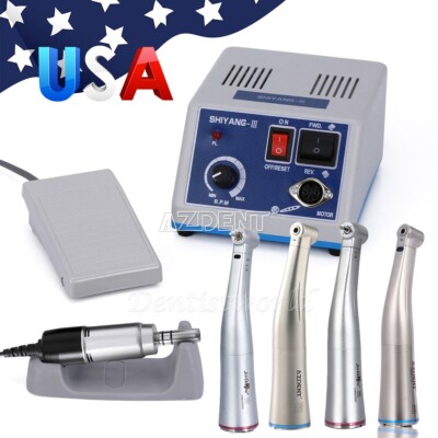 Dental Micro motor+Micromotor 35,000rpm E Type/1:1 1:5 LED Fiber Optic Handpiece