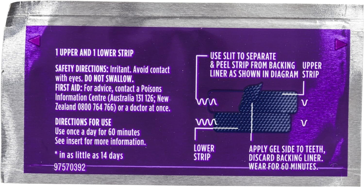 OralB 3D White Luxe Whitestrips 14Pack Professional Teeth Whitening