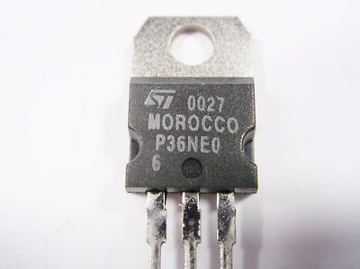 Transistor STMicroelectronics STP36NE06 NFET 36A 60V 100W, Lotto Singolo - Foto 2