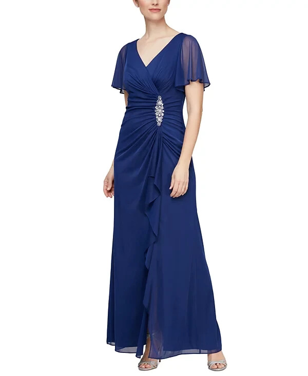 green emerald velvet dress Velvi - Alances Maxi Dress - Emerald Green Tulle - Final Sale main image 0