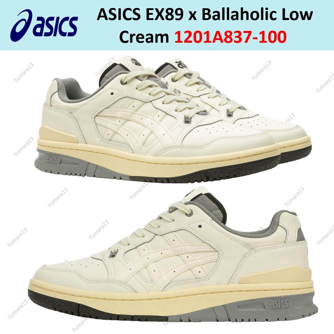 ASICS EX89 x Ballaholic Low Cream 1201A837-100 Men's Size | eBay ASICS EX89 x Ballaholic Low Cream 1201A837-100 Men's Size | eBay
