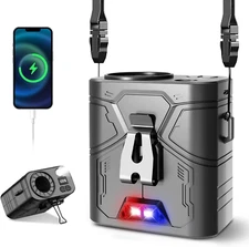 20000mAh Portable Waist Fan, Clip-On Wearable Belt Fan with 5-Speed 20000RPM Mot